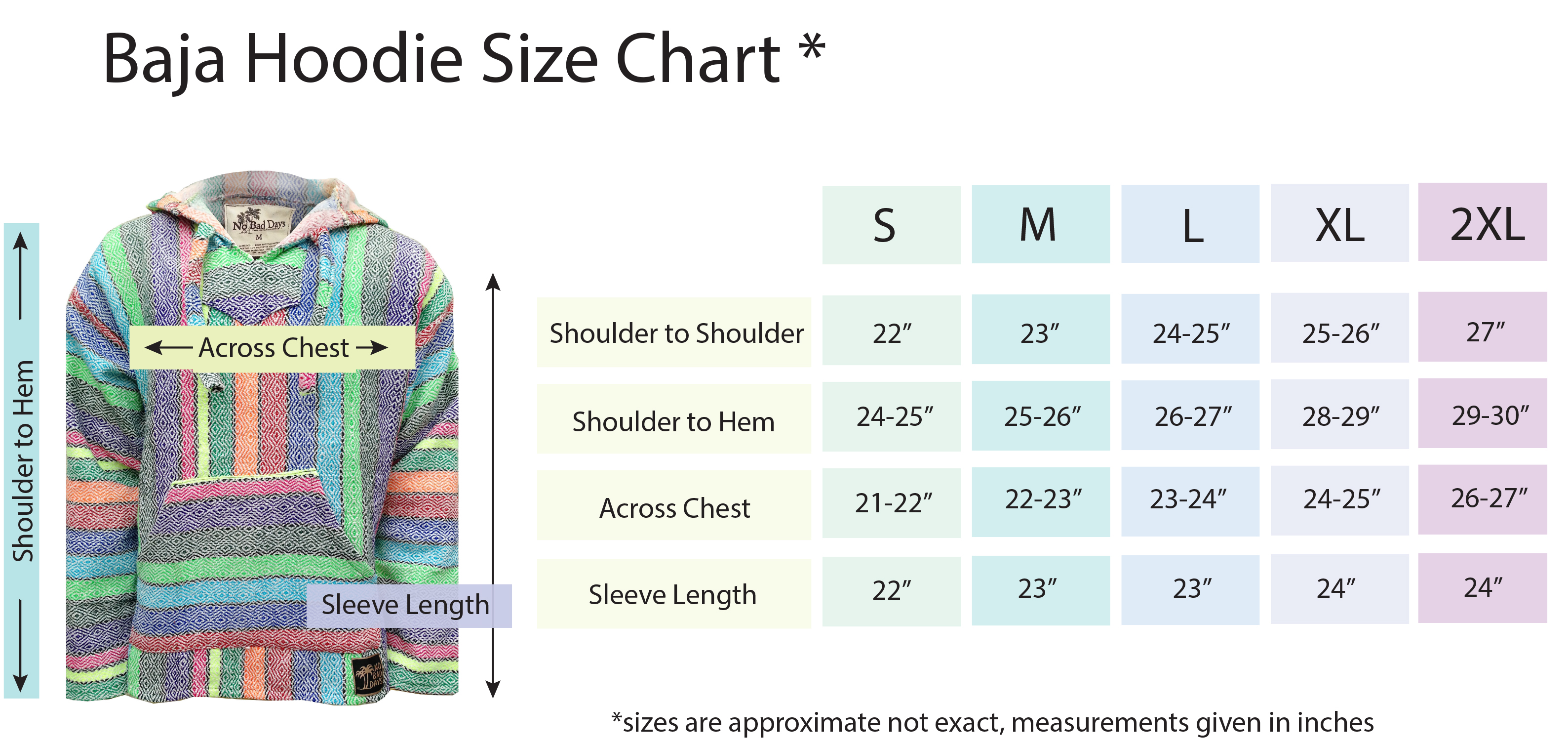 No Bad Days No Bad Days Baja Hoodie Golden Peach Yellow Herringbone